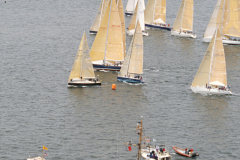 1996 Newport/Bermuda yacht race start