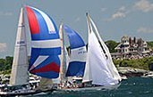 2012 Newport Bermuda Yacht Race - start from Narragansett Bay